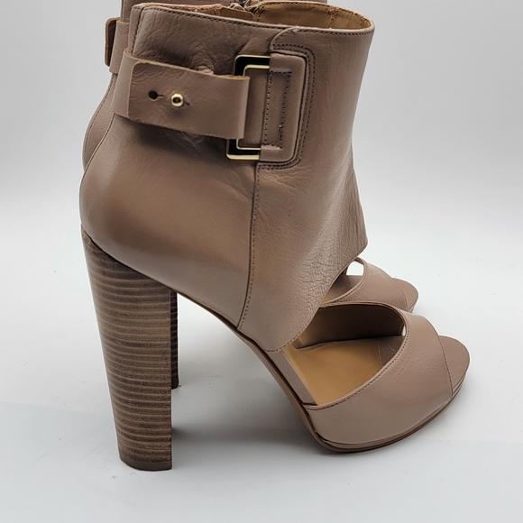 Nine West ‘Violet Hour’ Tan Leather Sandals Size 9.5 - Picture 5 of 7